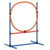 Dog Agility Training Equipment, 4 PCS Set - Adjustable High Hurdles and Jump Ring
