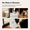 Cheerble Pumpless Dog Water Elfin Fountain, Wireless Pet Fountain Battery Operated
