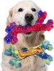 2 Pack Dog Toys for Aggressive Chewers, Indestructible Chew Toys for Dogs