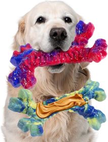 2 Pack Dog Toys for Aggressive Chewers, Indestructible Chew Toys for Dogs