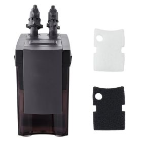 264GPH Canister Filter, 2-Stage External Aquarium Filter with Powerful Pump