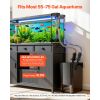 264GPH Canister Filter, 2-Stage External Aquarium Filter with Powerful Pump