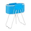 Portable Dog Bathtub, Elevated & Foldable Space-saving Pet Shower Station with Quick Drainage