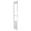 Dog Door for Sliding Glass Door, 91 to 96 in Adjustable Height, Aluminum Alloy Frame with Metal Rotating Hinges, Lock Design, 13 5/8 x 23 5/8 in Flap,