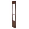 Dog Door for Sliding Glass Door, 75 7/8 to 80 11/16 in Adjustable Height, Aluminum Alloy Frame with Rotating Hinges, Lock Design, 10 1/4 x 16 1/4 in F