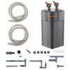 Aquarium Filter 264GPH, 3-Stage Canister Filter 75 Gallon, Ultra-Quiet Internal Aquarium Filter with UV Protection, Submersible Power Filter with Mult
