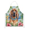 Bloodhound Luau Apron Cooking Kitchen Server Baking Crafts Gardening for Adult Women Men, Unisex, Large, Multicolor