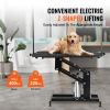43" Hydraulic Pet Grooming Table, Heavy Duty Dog Grooming Arm for Medium/ Small Dogs, Height Adjustable Dog Grooming Station, Anti Slip Tabletop /Dog
