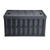 Collapsible Storage Bins with Lids, 65L 3 Packs, Folding Plastic Stackable Utility Crates with Handles, Large Heavy Duty Containers for Clothes, Toys,