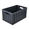 Collapsible Storage Bins with Lids, 65L 3 Packs, Folding Plastic Stackable Utility Crates with Handles, Large Heavy Duty Containers for Clothes, Toys,