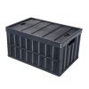 Collapsible Storage Bins with Lids, 65L 3 Packs, Folding Plastic Stackable Utility Crates with Handles, Large Heavy Duty Containers for Clothes, Toys,