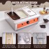 Chocolate Tempering Machine, 26.5 Lbs 3 Tanks Chocolate Melting Pot TEMP Control 86-185 F, 1500W Stainless Steel Electric Commercial Food Warmer For C