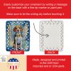 Beagle My Angel Porcelain Ornament Christmas Tree Hanging Decorations for Home Christmas Holiday, Rectangle, Gift, Multicolor
