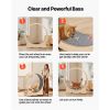Cat Exercise Wheel, 48 in Wooden Cat Running Wheel for Indoor Cats up to 28 lbs, Cats Treadmill with Carpeted Runway & Locking Mechanism, Quiet Roller