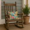 Alaska Forget-me-nots in Watercolor Throw Pillow Machine Washable, Indoor Outdoor Decorative Pillow for Couch, Bed or Patio, 14Hx14W