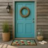 Crawfish Science Doormat Front Door Mat Indoor Outdoor Rugs for Entryway, Non Slip Washable Low Pile, 24H X 36W