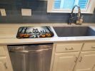 Alaskan Malamute Spooky Halloween Dish Drying Mat Absorbent Dish Drying Mat Pad for Kitchen Counter Dish Drainer Mat for Countertop, 14 x 21", Multico