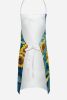 Coton de Tulear in Sunflowers Apron Cooking Kitchen Server Baking Crafts Gardening for Adult Women Men, Unisex, Large, Multicolor