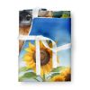 Border Terrier in Sunflowers Apron Cooking Kitchen Server Baking Crafts Gardening for Adult Women Men, Unisex, Large, Multicolor