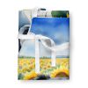 Borzoi in Sunflowers Apron Cooking Kitchen Server Baking Crafts Gardening for Adult Women Men, Unisex, Large, Multicolor