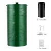 Dog Poop Trash Can with 50 Liner Bags, 11.5 Gallons Outdoor Dog Waste Bin with Lid & Liner Clip for Pet Waste Station, Dog Waste Disposal Container fo