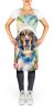 American English Coonhound Luau Apron Cooking Kitchen Server Baking Crafts Gardening for Adult Women Men, Unisex, Large, Multicolor