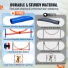 Dog Agility Training Equipment, 4 PCS Set with Adjustable High Hurdles,6 Weave Poles,Jump Ring,Square Pause Box,Whistle,Foldable Bowl, Puppy Obstacle