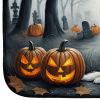 Alaskan Malamute Spooky Halloween Dish Drying Mat Absorbent Dish Drying Mat Pad for Kitchen Counter Dish Drainer Mat for Countertop, 14 x 21", Multico