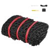 Round Bale Hay Net, 4.92 x 4.92 x 4.92 ft, 1.65 inch Holes, PE Material, Knotless Design, with Self-Locking Zip Ties, Needle Shuttle, and Repair Twine