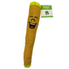 My Name is B, Cute Stuffed Parody Blunt Dog Toy, Funny Squeaky Weed Toy, Cool Plush Novelty 420 Gift for Pets & Their Owners, Sized for Puppies & Smal