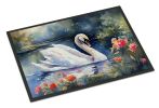 NEW Swan Doormat Front Door Mat Indoor Outdoor Rugs for Entryway, Non Slip Washable Low Pile, 18H X 27W