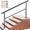 Outdoor Handrail 165LBS Load Handrail Outdoor Stairs Aluminum Stair Handrail 60 x 35" Outdoor Stair Railing Transitional Range from 0 to 30Â° Staircas