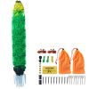 Electric Fence Netting, 35" H x 164' L, PE Net Fencing with Posts & Double-Spiked Stakes, Utility Portable Mesh for Goats, Sheep, Lambs, Deer, Hogs, D