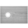 Shower Curb Kit, 60"x38" Shower Pan Kit with 6.3" Offset Drain, Lightweight EPS Shower Installation Kits with 2 Waterproof Cloths, Shower Pan Slope St