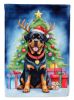 Rottweiler Christmas Reindeer Garden Flag Mailbox Flag Decorative Yard Flag Banner Outside Patio Artwork Yard Flower Beds, Garden Size, Multicolor