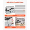 Hamster Cage, 360Â° Viewing Transparent Hamster Habitats, Small Animal Cage, 29.5 x 17.3 x 24 in, Ventilated Pet Mouse Cages with Water Bottle, Portab