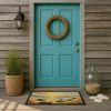 Turtle Hatchlings Doormat Front Door Mat Indoor Outdoor Rugs for Entryway, Non Slip Washable Low Pile, 24H X 36W