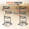 Freestanding Saddle Stand, 30 x 30 x 68.5 in, 3 Tiers Saddle Rack, Heavy Duty Saddle Blanket Holder with Removable & Rotating Tiers, English & Western