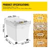 Rice Storage Container, 10.5Gallon/40L x3 Capacity Large Dog Food Dispenser Bin, Kitchen Ingredient Grain Cereal Flour Bin, Pet food Containers with W
