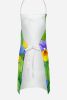 Illinois Violet in Watercolor Apron Cooking Kitchen Server Baking Crafts Gardening for Adult Women Men, Unisex, Large, Multicolor