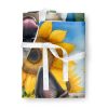 Norwegian Elkhound in Sunflowers Apron Cooking Kitchen Server Baking Crafts Gardening for Adult Women Men, Unisex, Large, Multicolor