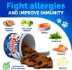 Probiotics for Dogs Support Gut Health Itchy Skin Allergies Immunity Yeast Balance Dog Probiotics and Digestive Enzymes with Prebiotics Reduce Diarrhe