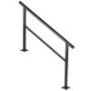 Outdoor Handrail 165LBS Load Handrail Outdoor Stairs Aluminum Stair Handrail 60 x 35" Outdoor Stair Railing Transitional Range from 0 to 30Â° Staircas