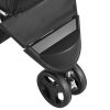Pet Stroller, 35 lbs Weight Capacity, Foldable Dog Stroller Cart, 3 Wheels Cats Stroller with Mesh Windows and Cup Holders, Portable Pet Carrier Strol