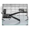 Hamster Cage, 360Â° Viewing Transparent Hamster Habitats, Small Animal Cage, 29.5 x 17.3 x 24 in, Ventilated Pet Mouse Cages with Water Bottle, Portab
