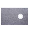 Shower Curb Kit, 38"x60" Watertight Shower Curb Overlay with 4" ABS Offset Bonding Flange, 4" Stainless Steel Grate, 2 Cuttable Shower Curb and Trow
