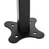 Outdoor Stair Railing, Fits for 1-5 Steps Transitional Wrought Iron Handrail, Adjustable Exterior Stair Railing with Fence, Handrails for Concrete Ste