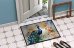 NEW Peacock Doormat Front Door Mat Indoor Outdoor Rugs for Entryway, Non Slip Washable Low Pile, 18H X 27W