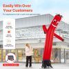 Inflatable Tube Man Attachment, 20-Feet Tall, Wacky Wavy Wind Flying Dancing Tube Guy, Arm Flailing Sky Air Puppet, 18'' for Outdoor Advertising Busin