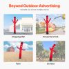 Inflatable Tube Man Set, 20 ft Tall, Wacky Waving Inflatable Dancing Tube Guy with 1 HP Blower, PP Shell IPX3 Waterproof Blower Fan, for Outdoor Adver